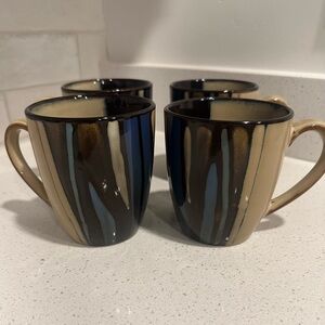 Althea Teal Ceramic Mug Set